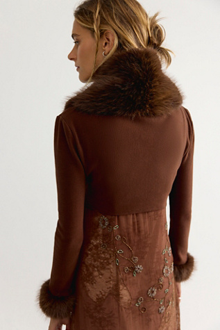 Женские болеро Free People Penny Lane Fur Bolero, цвет: Латте — фото 2