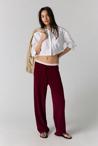Artless Layered Cashmere Pants