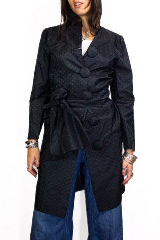 Vintage 60s Polka Dot Raincoat Selected by Black Shag Vintage