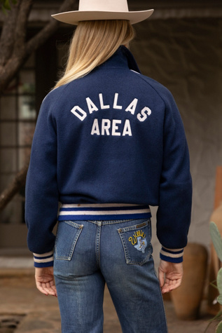 The Dallas Heritage Varsity Jacket by Lauren Owen of Texas