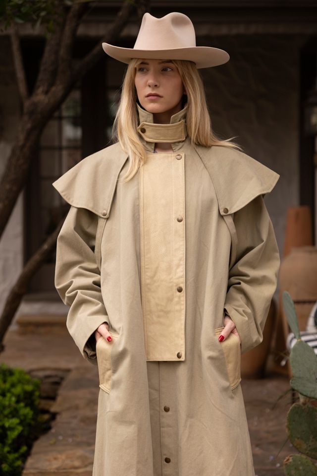 The Sagebrush Oilskin & Leather Duster by Lauren Owen of Texas #2
