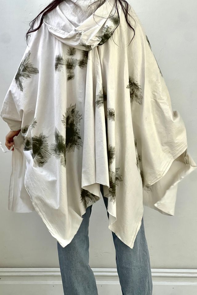 Anna Corinna Reworked Vintage Army White Camo Poncho #3