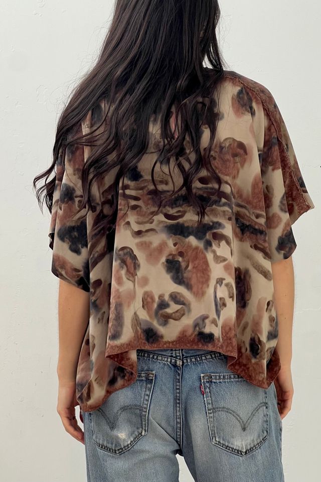 Anna Corinna Reworked Vintage Silk Hand Dyed Jacket #2