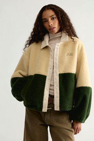 The Tiny Big Sister Color-Blocked Fleece Jacket