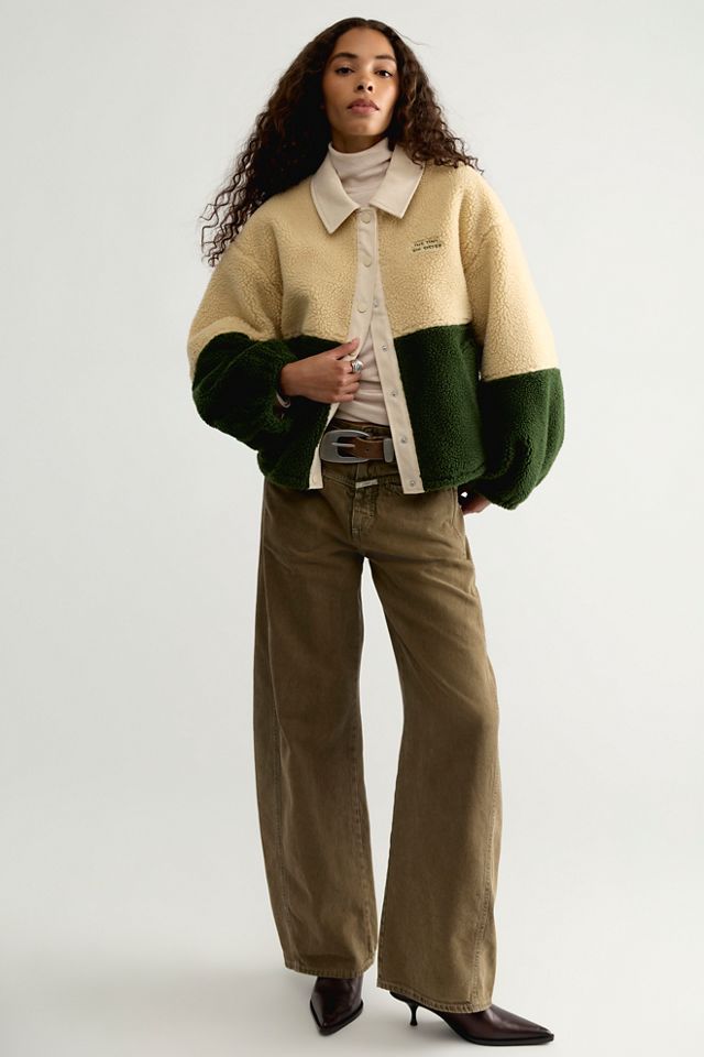 The Tiny Big Sister Color-Blocked Fleece Jacket #2