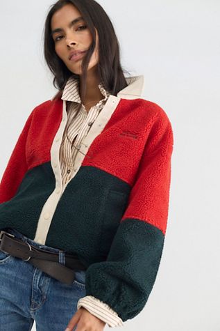 The Tiny Big Sister Color-Blocked Fleece Jacket