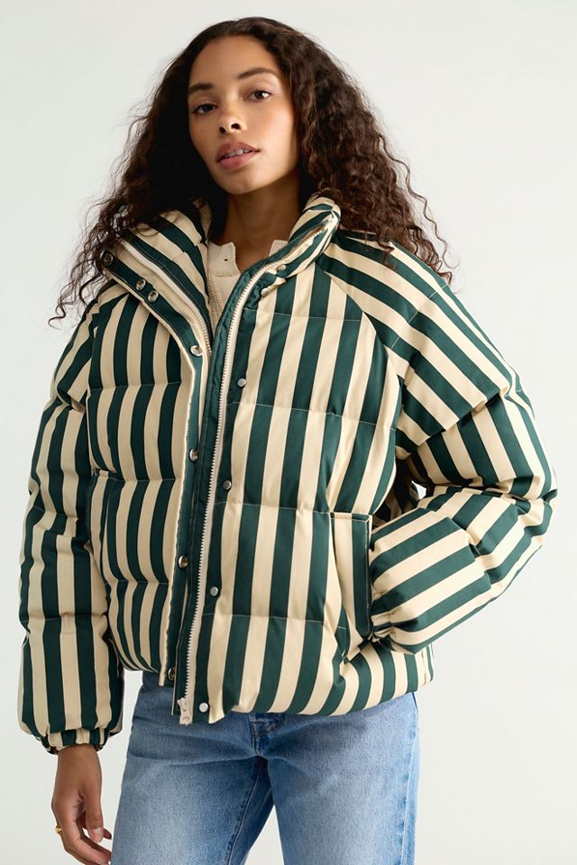 The Tiny Big Sister Striped Puffer Jacket #2