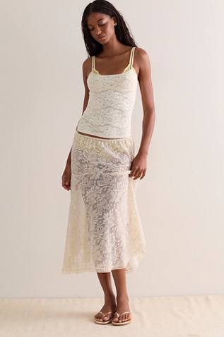 Женский топ Intimately Smooth Talking Lace Cami, цвет: Состаренная слоновая кость — фото 3