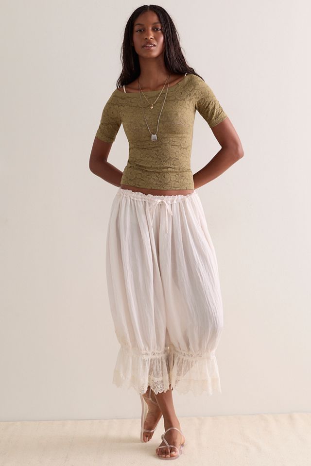 Smooth Talking Lace Off-The-Shoulder Top #2