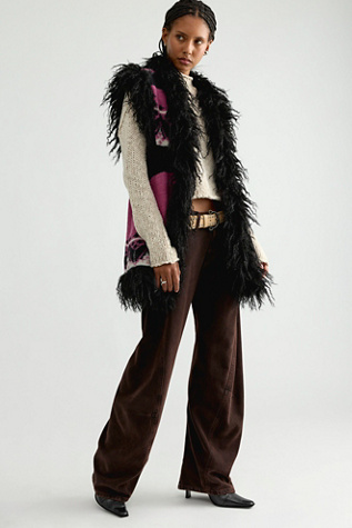 Женский жилет Anna Sui Fair Isle Vest, цвет: Разноцветный — фото 3