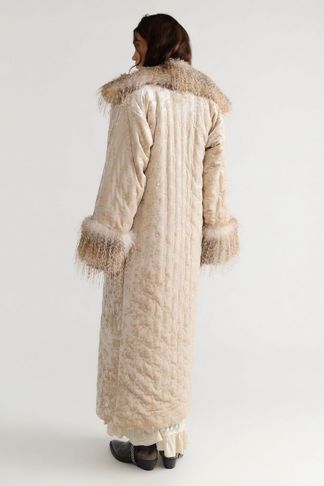 Anna Sui Quilted Velvet Coat #1