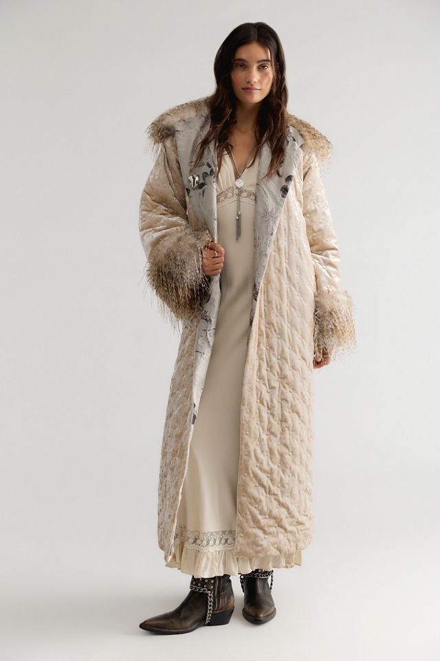 Anna Sui Quilted Velvet Coat #2