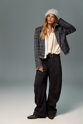 Spotlight Knit Barrel Trousers