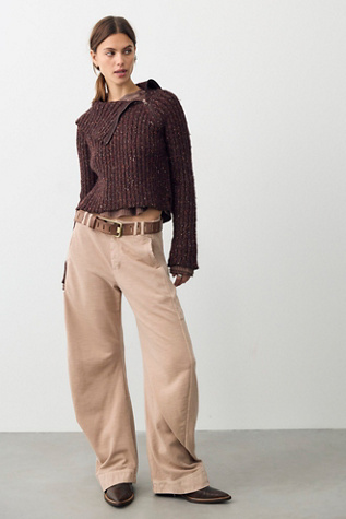 Spotlight Knit Barrel Trousers