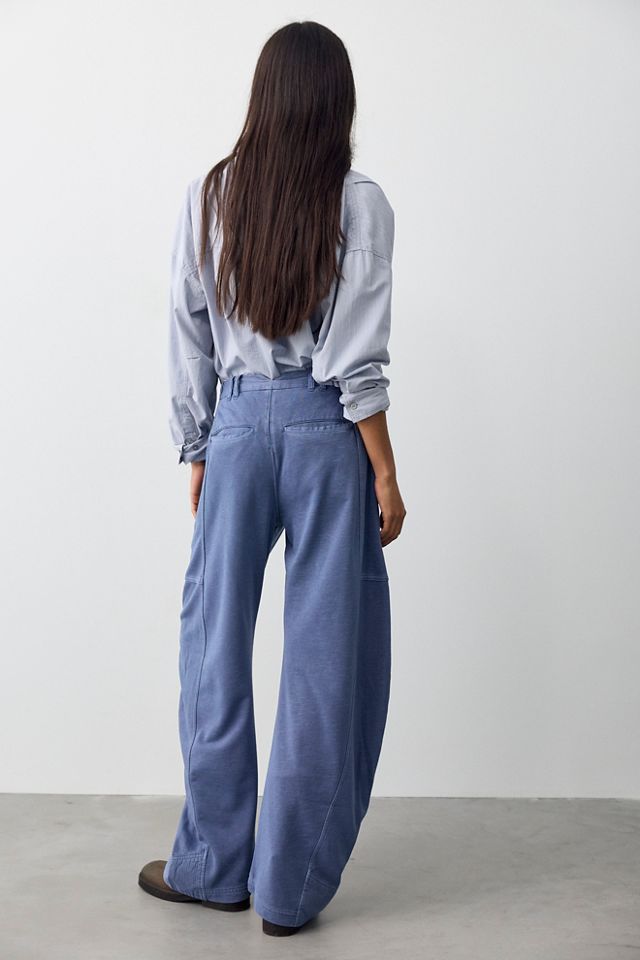 Spotlight Knit Barrel Trousers #1