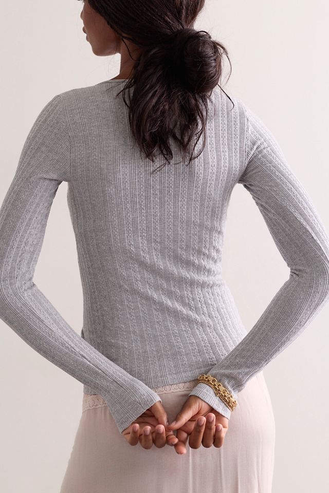 So Soft Pointelle Cardi #1