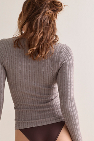 Женские кардиганы Intimately So Soft Pointelle Cardi, цвет: Меланжевый — фото 2