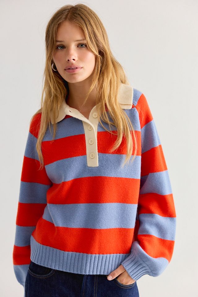 The Tiny Big Sister Frank Striped Polo #2