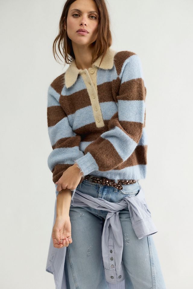 The Tiny Big Sister Frank Striped Polo #3