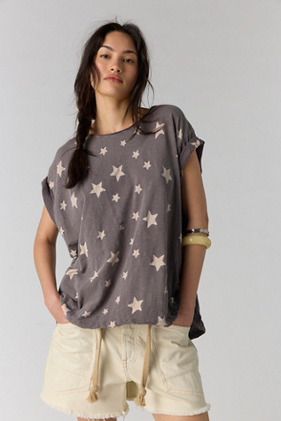 Magnolia Pearl Like A Diamond Tee at Free People in Grey
