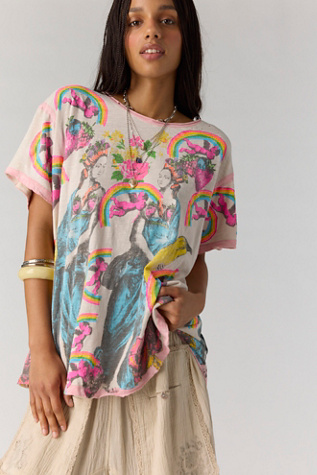 Magnolia Pearl Through Endless Skies Tee at Free People in White