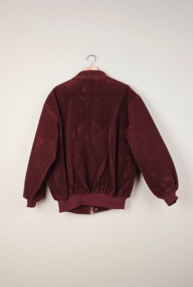 90s Vintage Bomber Brown Suede Leather Jacket Selected By The Igala NYC #3