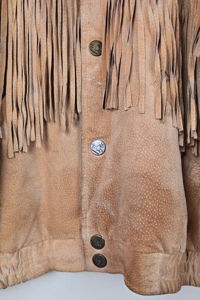 80s Vintage Western Suede Leather Jacket Selected By The Igala NYC #2