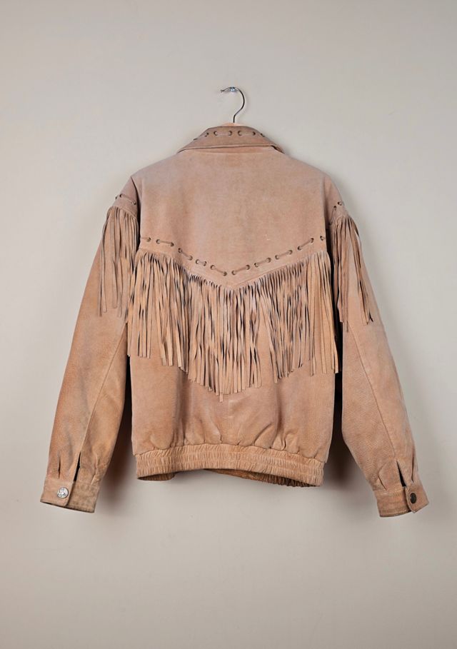 80s Vintage Western Suede Leather Jacket Selected By The Igala NYC #3