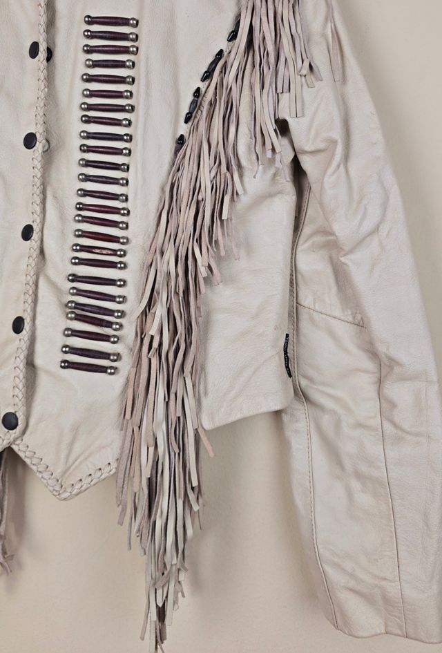 90s Vintage Western Cropped Leather Jacket Selected By The Igala NYC #1