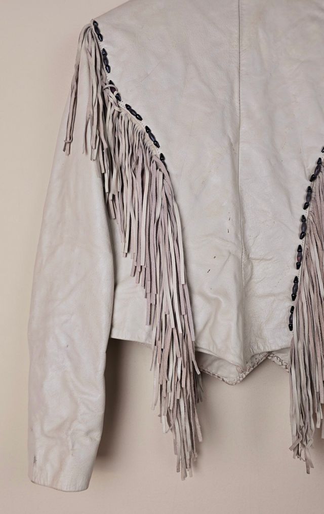 90s Vintage Western Cropped Leather Jacket Selected By The Igala NYC #3