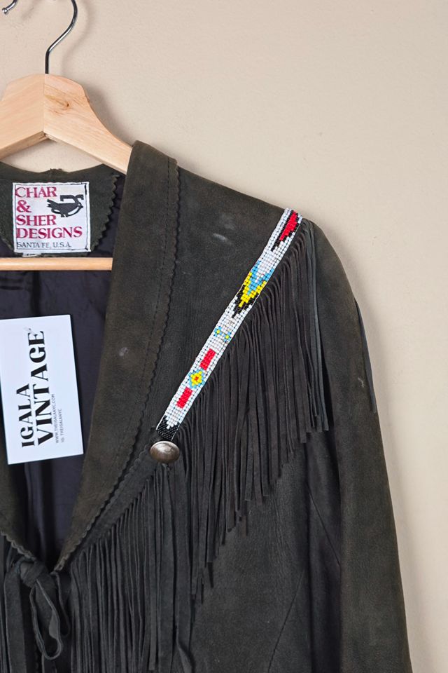 90s Vintage Western Leather Jacket Selected By The Igala NYC #1