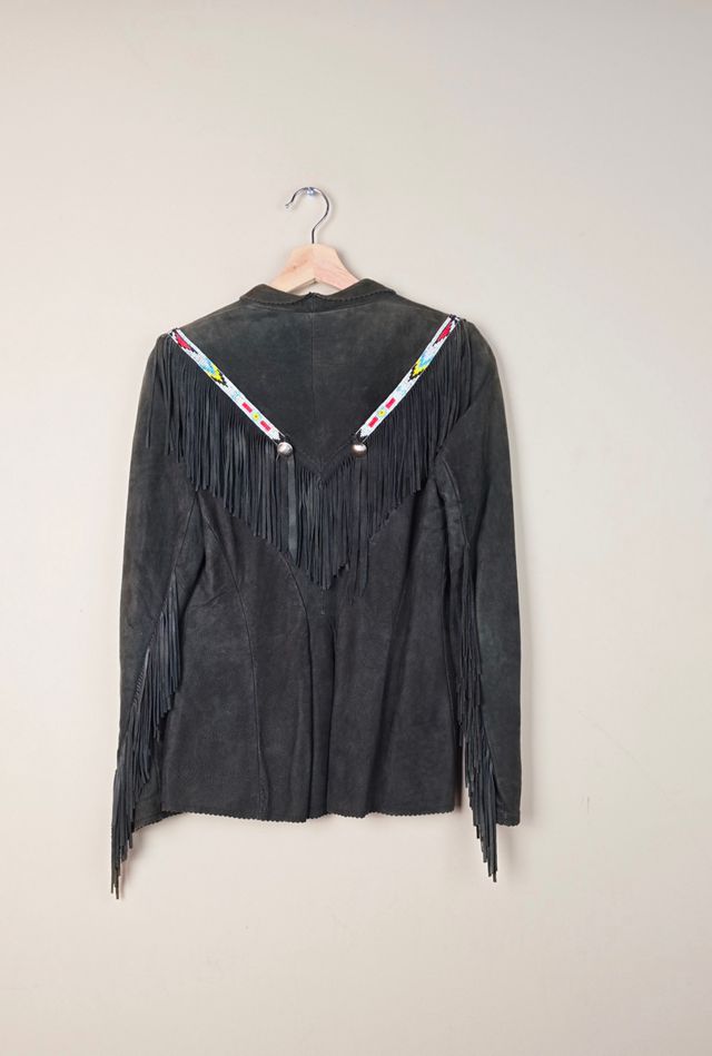 90s Vintage Western Leather Jacket Selected By The Igala NYC #2