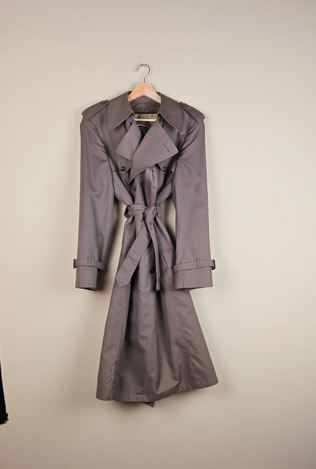 Vintage Fall/Winter 2002 Runway Christian Dior Trench Coat Selected By The Igala NYC #1