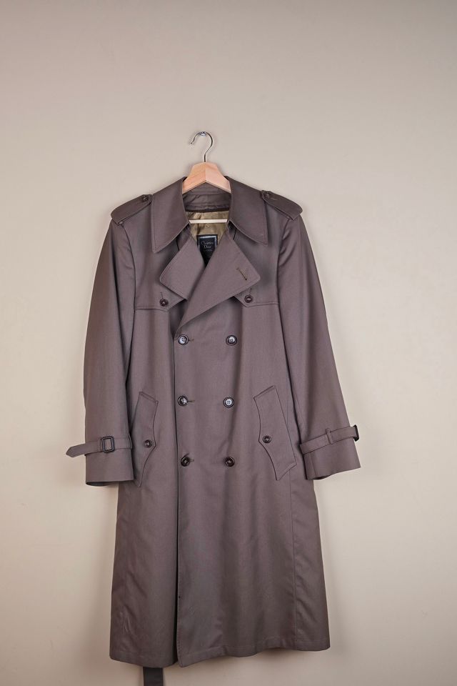 Vintage Fall/Winter 2002 Runway Christian Dior Trench Coat Selected By The Igala NYC #2