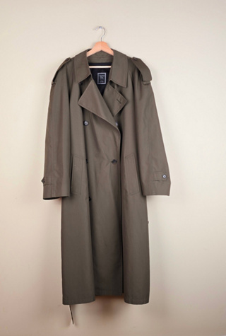 Vintage Fall/Winter 2002 Runway Christian Dior Trench Coat Selected By The Igala NYC