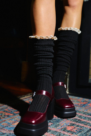 Misty Solid Tall Socks by Free People