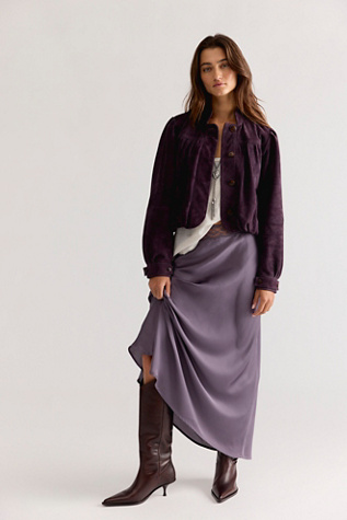 Valeria Midi Slip Skirt