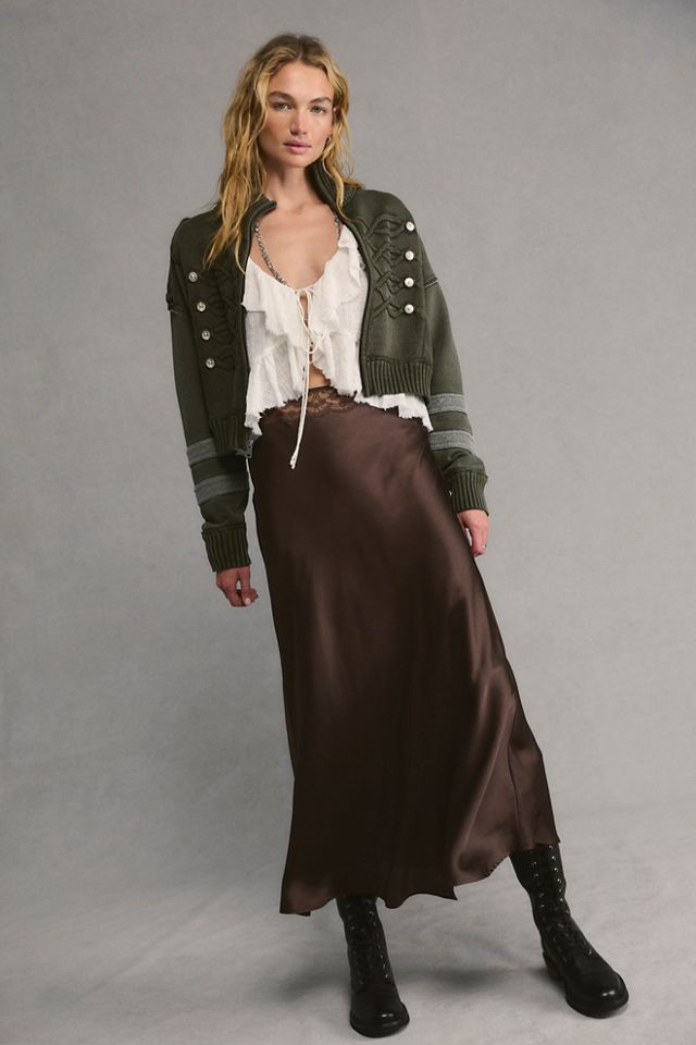 Valeria Maxi Slip Skirt #2