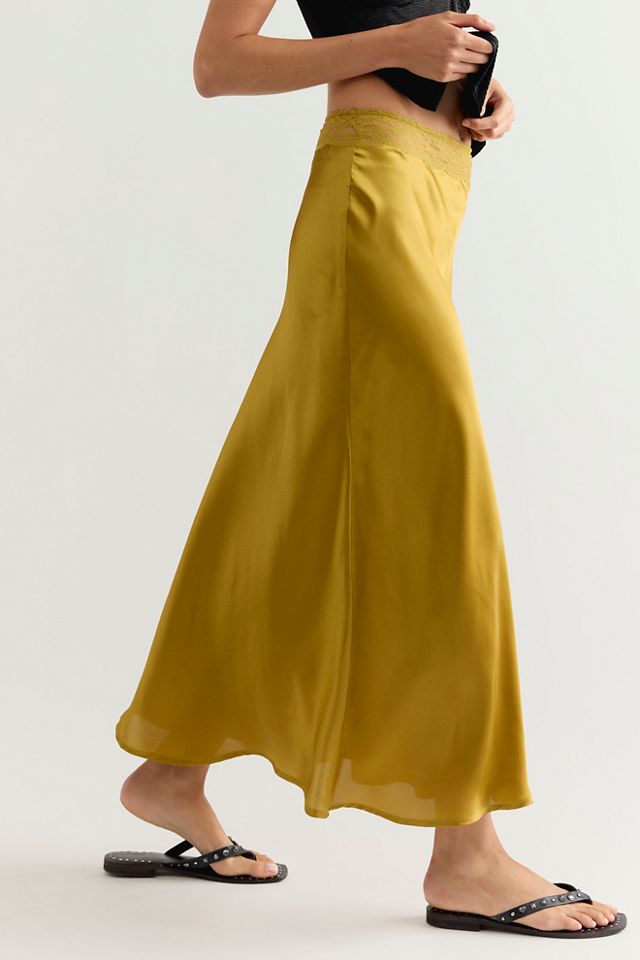 Valeria Midi Slip Skirt #4