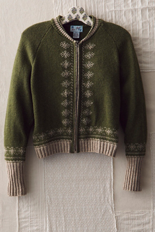 FP MART: Vintage: The Originals Cropped Wool Fairisle Sweater