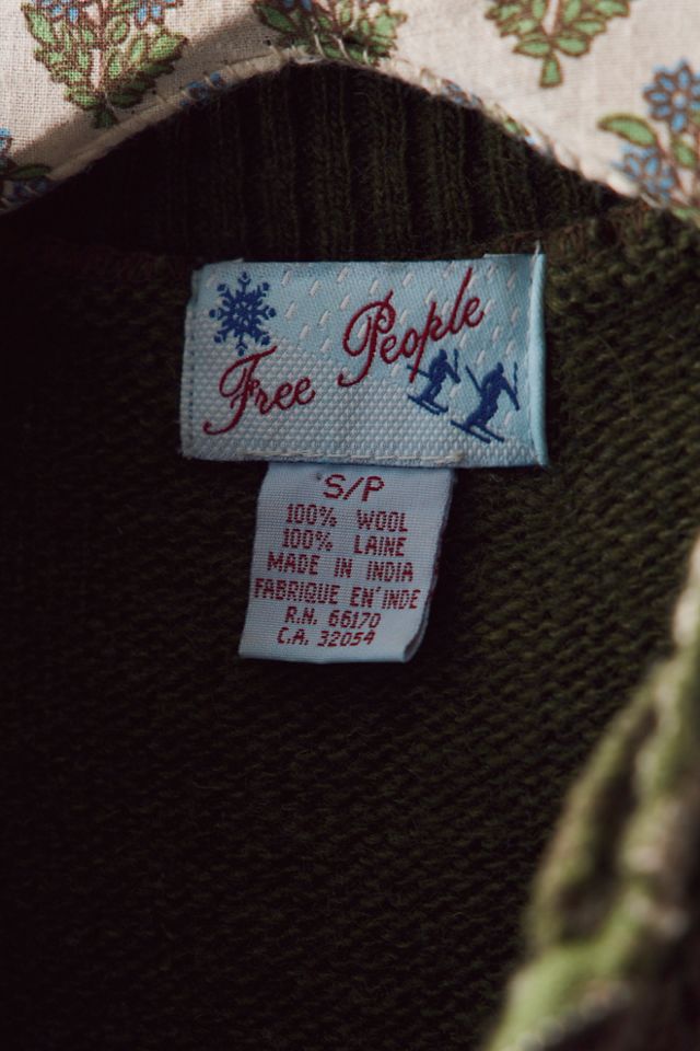FP MART: Vintage: The Originals Cropped Wool Fairisle Sweater #3