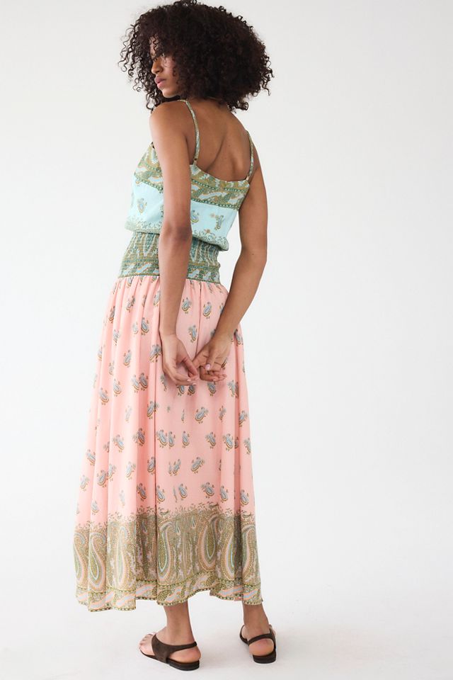 BOTEH Lucent Drop-Waist Midi Dress #1