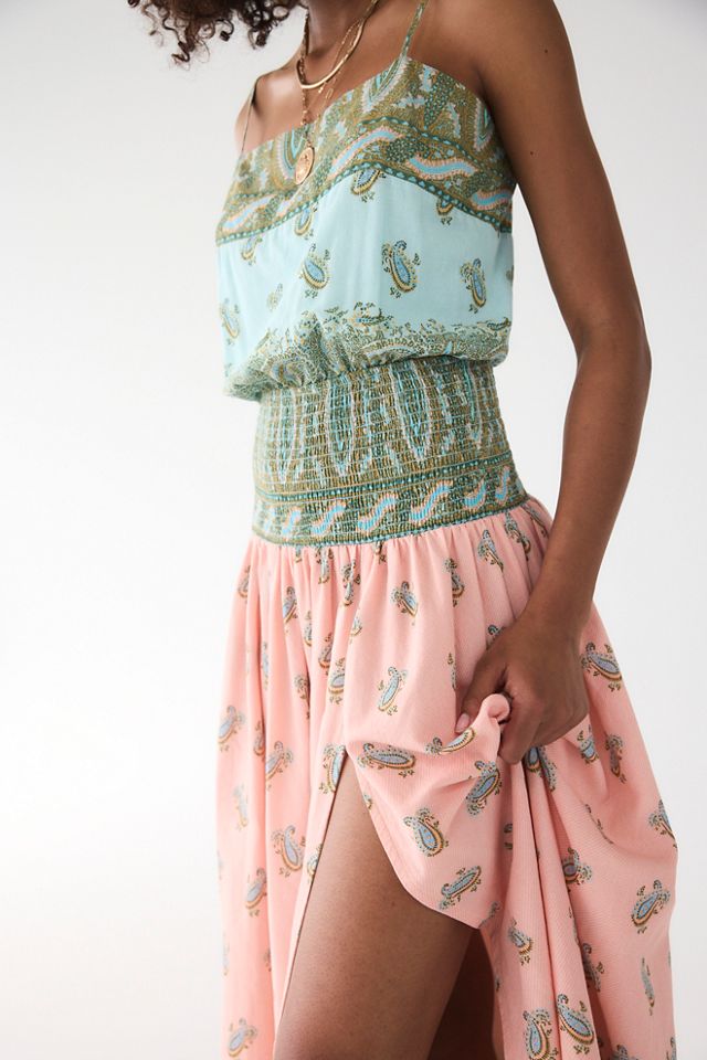 BOTEH Lucent Drop-Waist Midi Dress #2