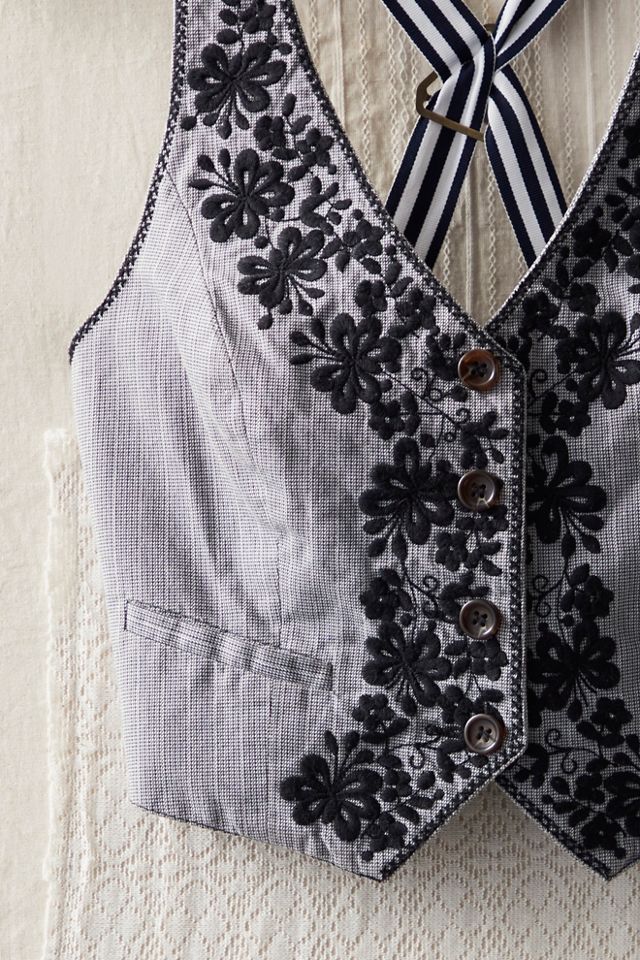FP MART: Vintage: The Originals Menswear Vest With Embroidery #2