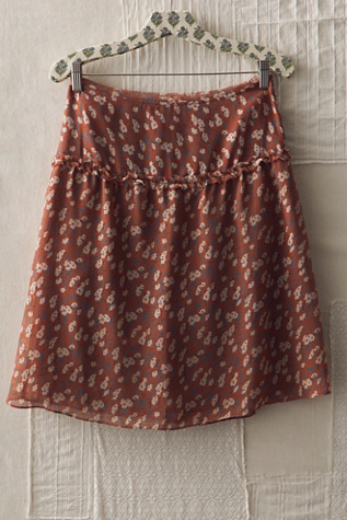 FP MART: Vintage: The Originals Floral Knee-Length Skirt