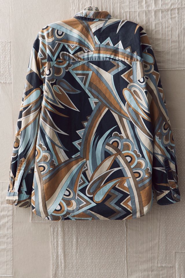 FP MART: Vintage: The Originals Abstract Print Cotton Shirt #1