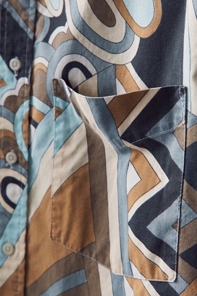 FP MART: Vintage: The Originals Abstract Print Cotton Shirt #2