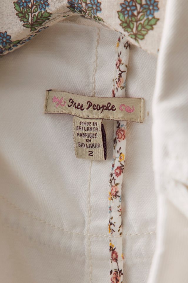 FP MART: Vintage: The Originals Denim Jacket With Floral Piping #3