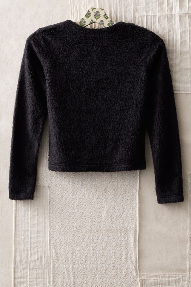 FP MART: Vintage: The Originals Furry Cropped V-Neck Sweater #1