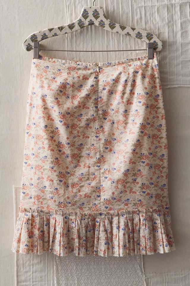 FP MART: Vintage: The Originals Floral Cotton Knee-Length Skirt #1